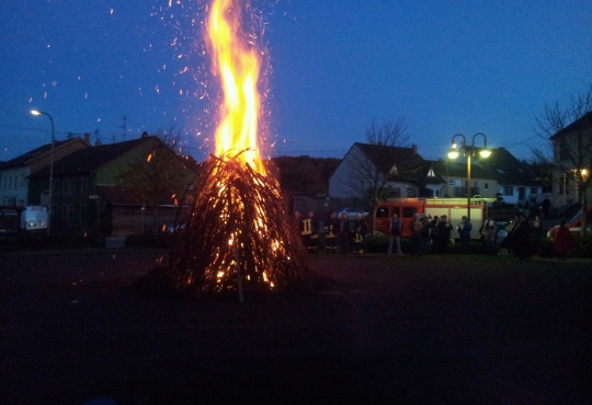 Martinsfeuer in Friedrichweiler 2014
